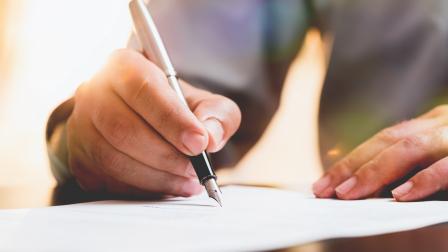 Contrato,firma,acuerdo