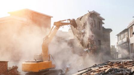 Derribo de vivienda habitual