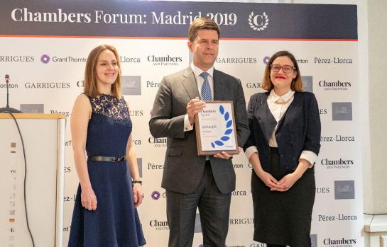 Chambers premia a Garrigues