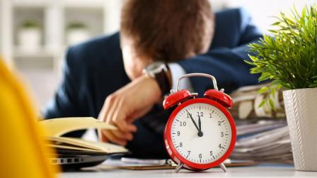 Pocas horas de sueño