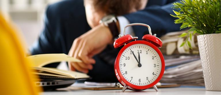 Pocas horas de sueño