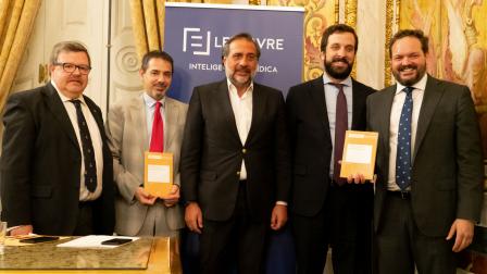 de izq a derecha Jose Maria Caballero, Juan Duarte, Angel Asensio, Antonio de Juan, Agustín Born,