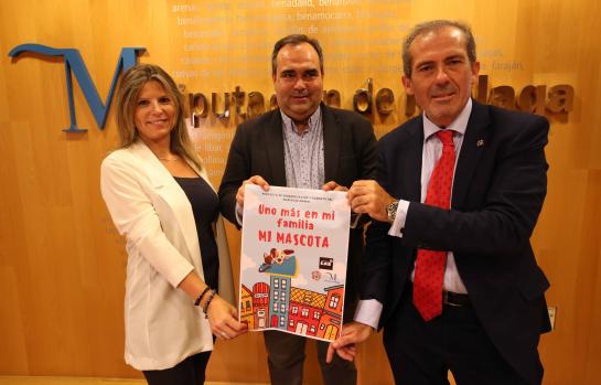 Herrero, Lozano y Lara, en la presentación del proyecto