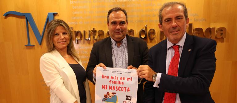 Herrero, Lozano y Lara, en la presentación del proyecto
