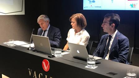 Antonio Beltrán, Cristina Asencio y Manuel Ruiz de Lara