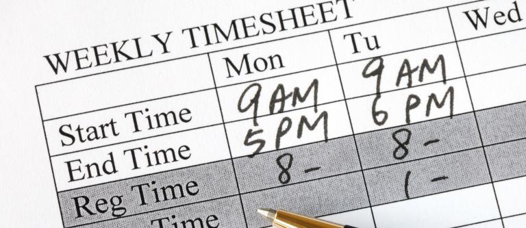 Registro horario-jornada laboral
