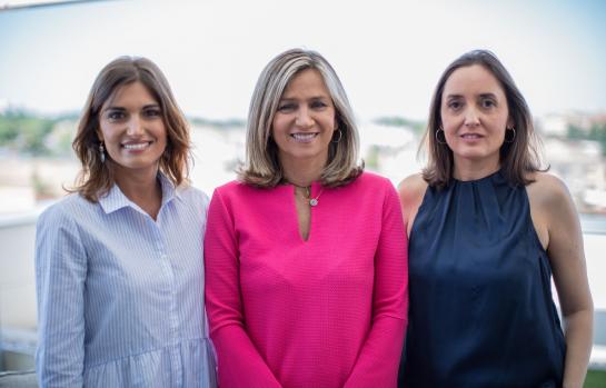 De izq a dcha Sara García, Eugenia Navarro e Isabel Niño