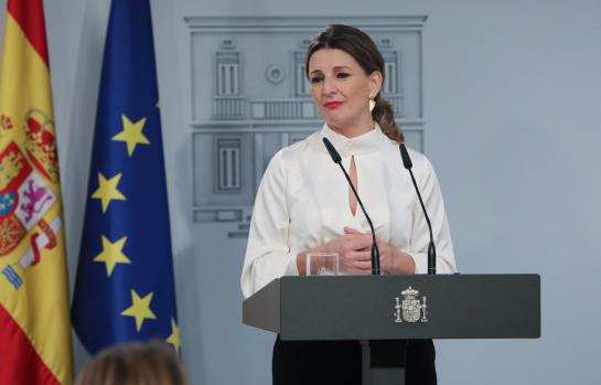 Yolanda Díaz ministra de Trabajo