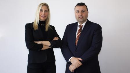 Carmen Boronat, directora Canales y Jorge García socio Auren