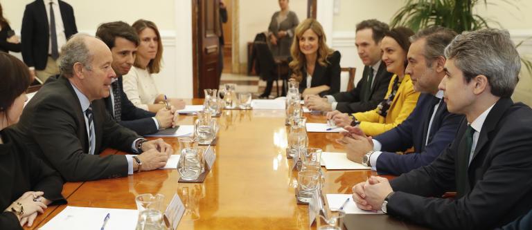 Reunión Enrique López y ministro de Justicia