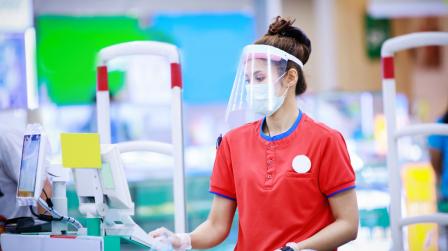 Robo en supermercado