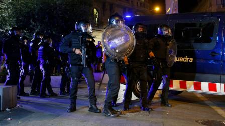desorden policia