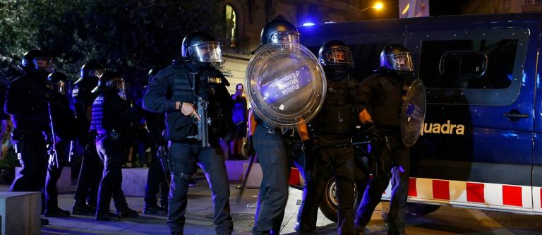 desorden policia