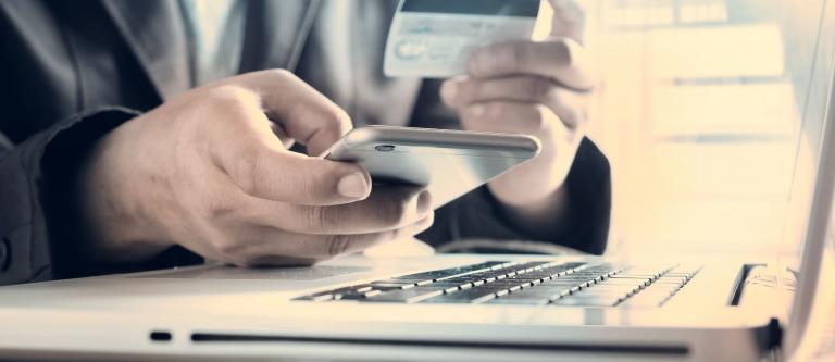Transferencia bancaria web falsa