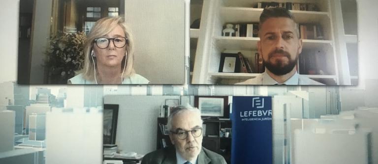 De arriba abajo María Teresa Enciso Alonso-Muñumer, Eduard Krause y Juan Pujol