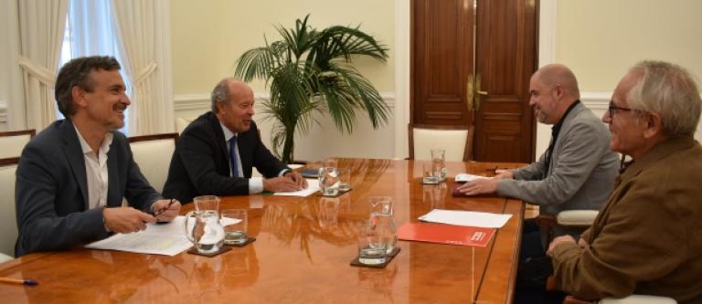 CCOO y ministro de Justicia (Fuente Ministerio de Justicia)