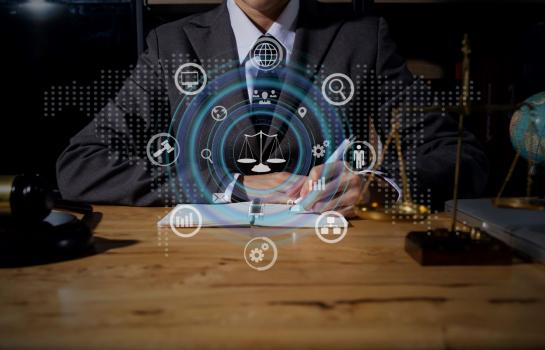 Imagen de justicia y abogado