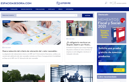 screenshot espacio asesoria