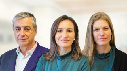 Agusti Bou, Elisa Escola y Laila Folguera