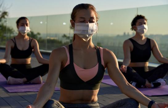 Mascarilla al aire libre