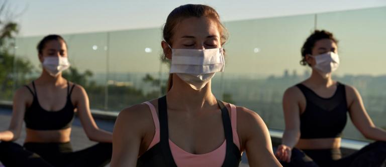 Mascarilla al aire libre