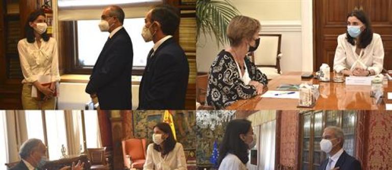 Reunion de Llop con los distintos agentes de la Justicia