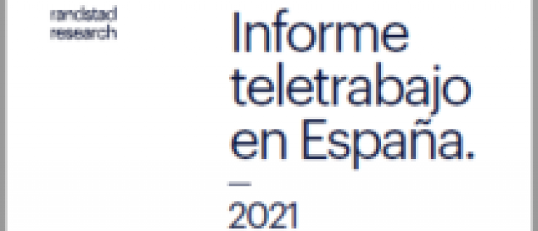 Informe del Teletrabajo en España 2021 de Randstad