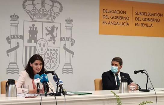 Pilar Llop. Visita a Sevilla