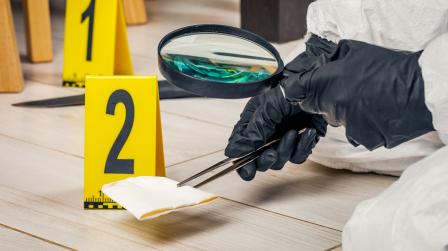 Crime,Scene,,Murder,,Investigation,,Police,Find,Evidence,Taken,As,Evidence.