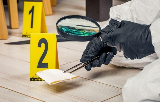 Crime,Scene,,Murder,,Investigation,,Police,Find,Evidence,Taken,As,Evidence.