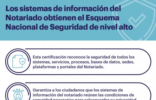 Los sistemas de información del Notariado obtienen el ENS (1)