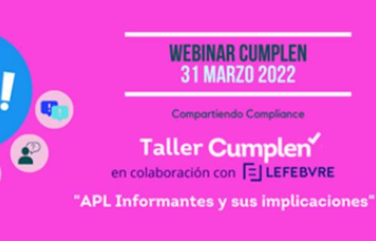 Webinar Taller anteproyecto de Ley Informantes y sus implicaciones