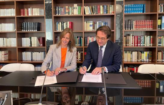María Franco y Pedro Rodero convenio LQDVI 2