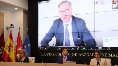 Sesión inaugural del I Congreso de Derecho Canónico, celebrado en el ICAM con la colaboración con los Colegios de Granada y Santa Cruz de Tenerife