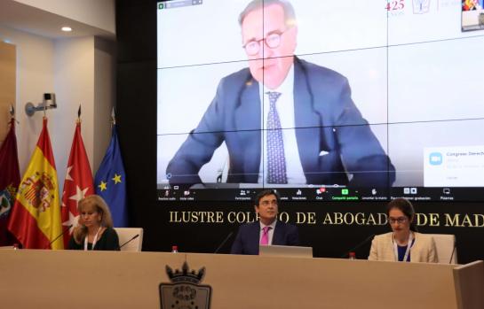Sesión inaugural del I Congreso de Derecho Canónico, celebrado en el ICAM con la colaboración con los Colegios de Granada y Santa Cruz de Tenerife