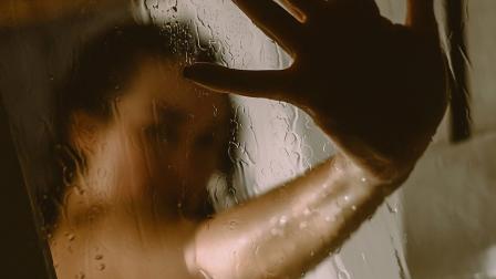 Rejecting,Woman,Saying,Stop,,No,,Halt,With,Hand,Gesture,While