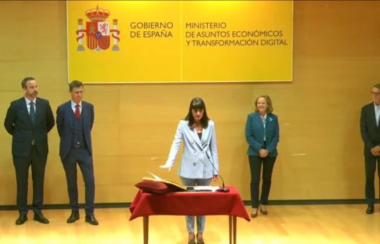 Economía.- María González Veracruz toma posesión como nueva secretaria de Estado de Telecomunicaciones