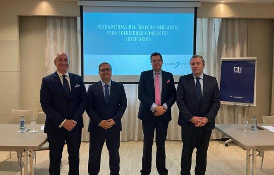 (izquierda a derecha) Álvaro Martínez Pena, Juan Antonio Frago, Ignacio de la Riva y Félix Pastor