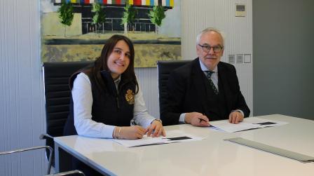 De izq a derecha Anna Calduch y Juan Pujol