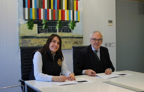 De izq a derecha Anna Calduch y Juan Pujol