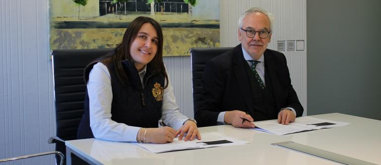 De izq a derecha Anna Calduch y Juan Pujol