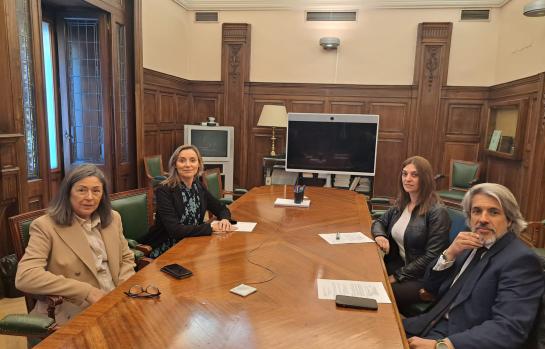 De izqda. a decha. Mar López Álvarez, Sogía Puente, Diana Casares y Emilio Ramírez