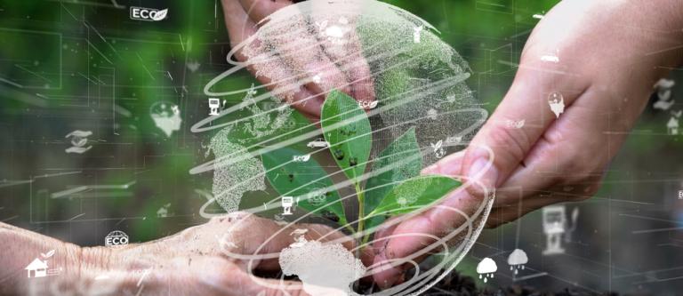 Future,Environmental,Conservation,And,Sustainable,Esg,Modernization,Development,By,Using