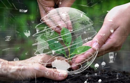 Future,Environmental,Conservation,And,Sustainable,Esg,Modernization,Development,By,Using
