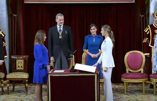 Juramento Princesa de Asturias ante las Cortes Generales