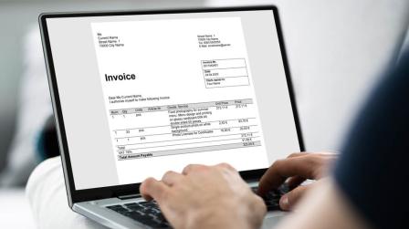 Factura fraudulenta con los datos de la empresa_img