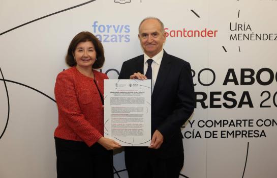 Ana Buitrago y Jesús Sánchez ICAM-ICAB en defensa de la abogacía de empresa_img