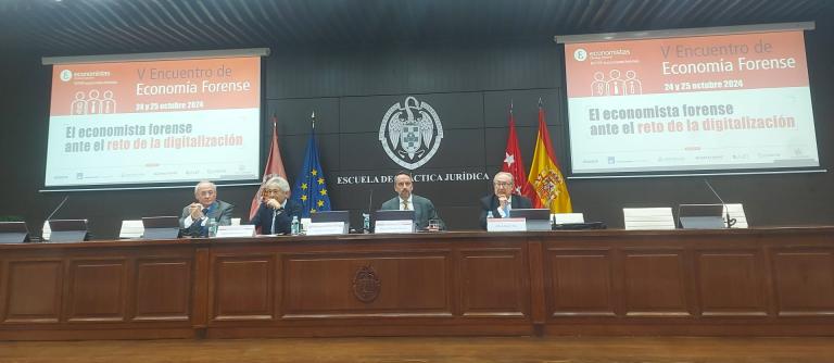 Inauguración del V Encuentro de Economía Forense_img