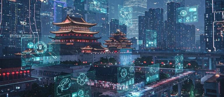 china tecnológica_imagen generada por Gemini de Google