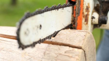 Accidente motosierra